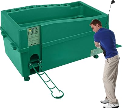 Golf Tee Machine, Golf Ball Automatic Feeder - Sports Club, Batting Range, Backyard, Putting Green, Indoor Compatible, Swing Practice Aid Tool