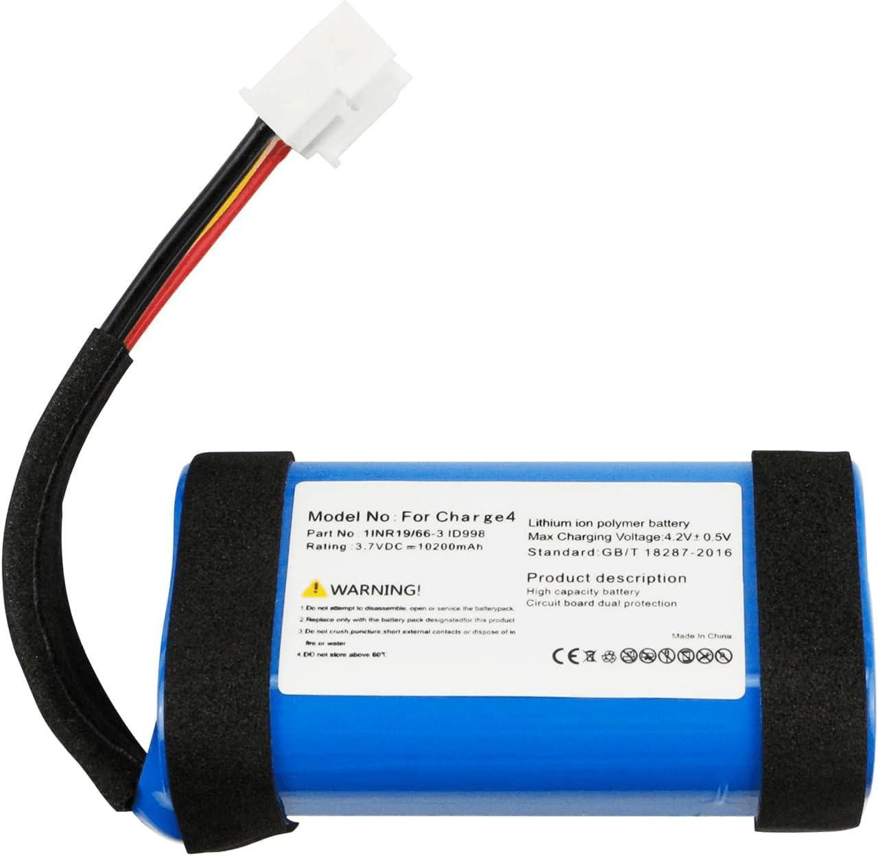 ZTHY 10000mAh Speaker Battery Compatible with J B L PartyBox 300 Wireless Bluetooth Speaker, Replacement for SUN-INTE-125 Battery