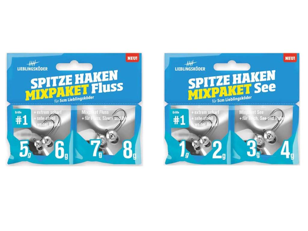 Raubfisch Store Lieblingsköder - 5 cm Sonderfarben-Set - 1