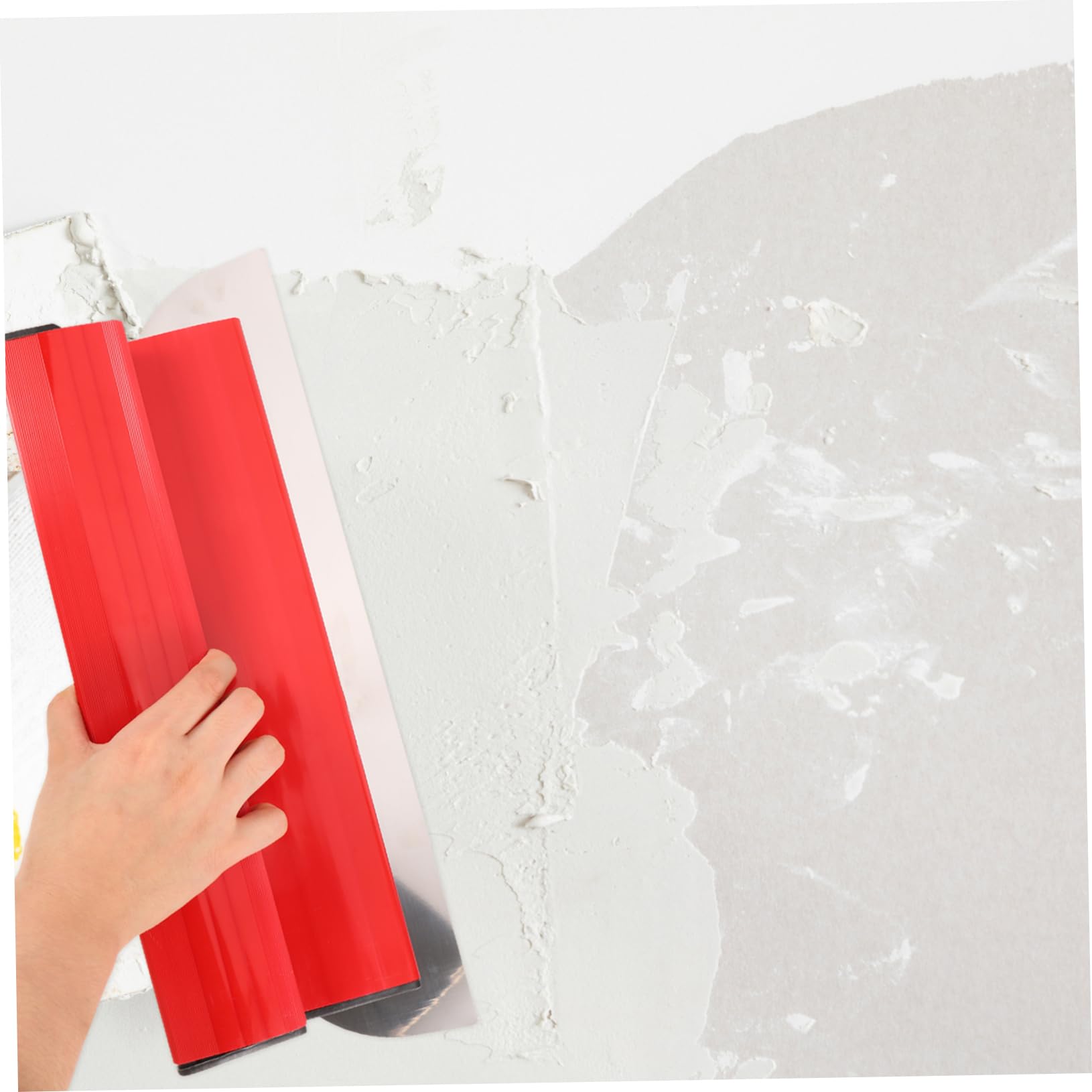 jojofuny Spatola per Cartongesso in Acciaio Inox, Set, Impugnatura Comoda e Uso Semplice per Lisciare Pareti in Casa