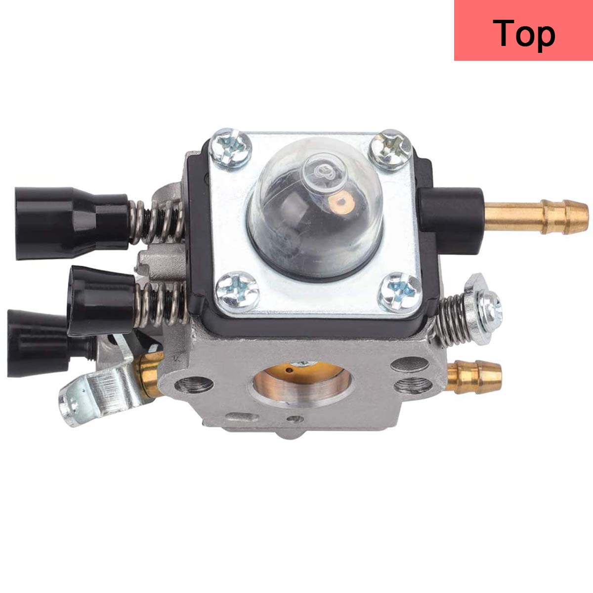 ZAMDOE C1Q-S68G Carburateur pour Stihl BG45 BG46 BG55 BG65 BG85 SH55 SH85 souffleuse à Feuilles C1Q-S68 4229 120 0606 Carburateur, Kit de Mise au Point avec Joint de Filtre à Carburant