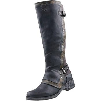 mustang biker boots womens