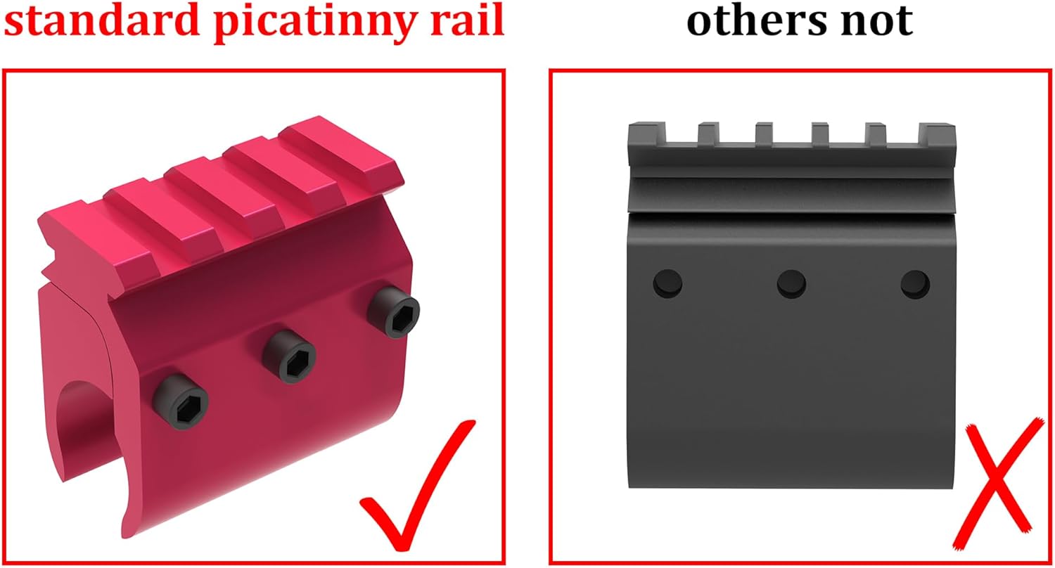 FSI Barrel Mount with Picatinny Rail for Laser Flashlight