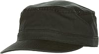 ChefWorks Unisex Military Chef Cap - 100% Cotton Twill, Adjustable Buckle, One Size Fits Most
