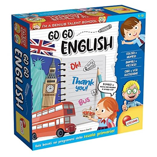 Lisciani Giochi I'm a Genius TS Go English, Multicolore, 100514