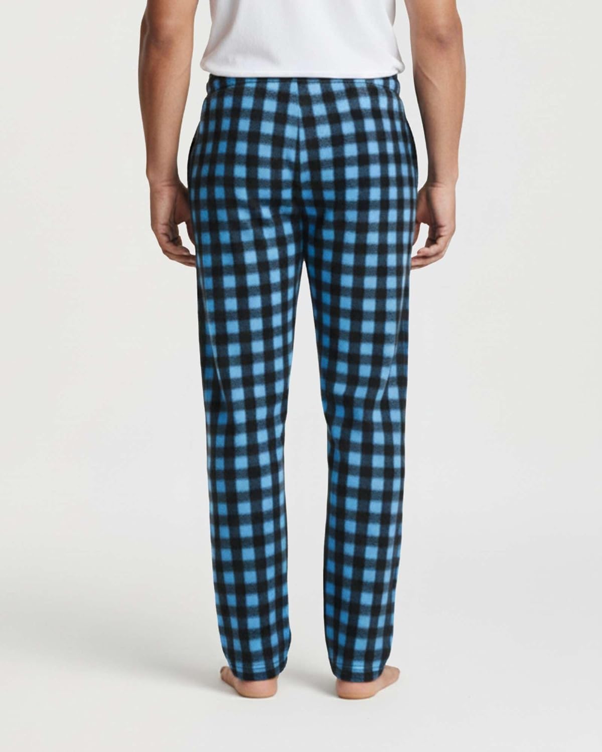 Real Essentials 3 Pack: Men's Fleece Pajama Pants Loungewear Soft PJ Bottoms Sleepwear with Pockets (Big & Tall Available) - Image 3