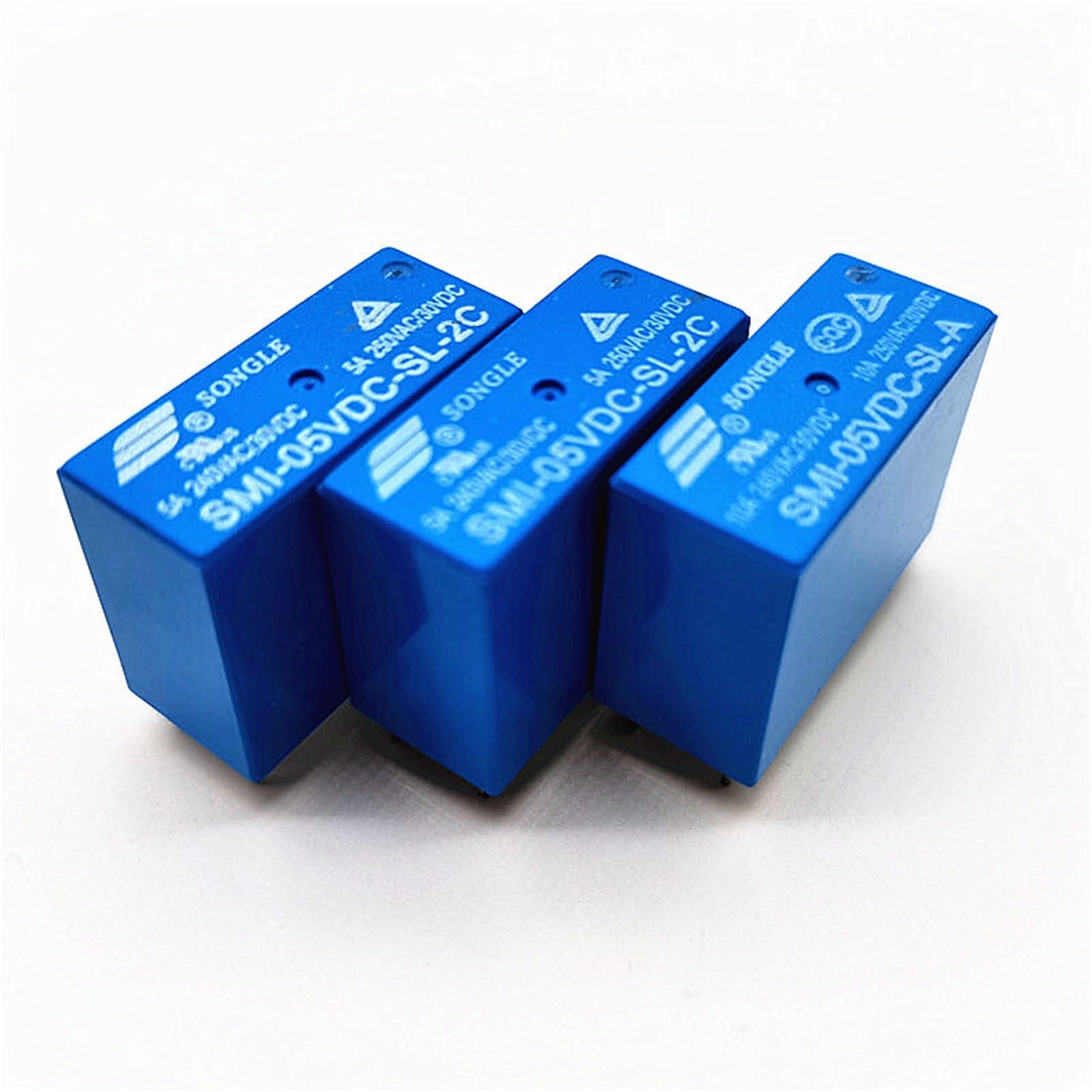 QEFHSVVZE 2pcs Industrial Electronic Circuit Board DIY Smi-05v 12V 24vdc-sl-a - sl-c - sl-2c 5A 10A 4/5 / 8 pin Relay(SMI-24VDC-SL-2C-8pin)
