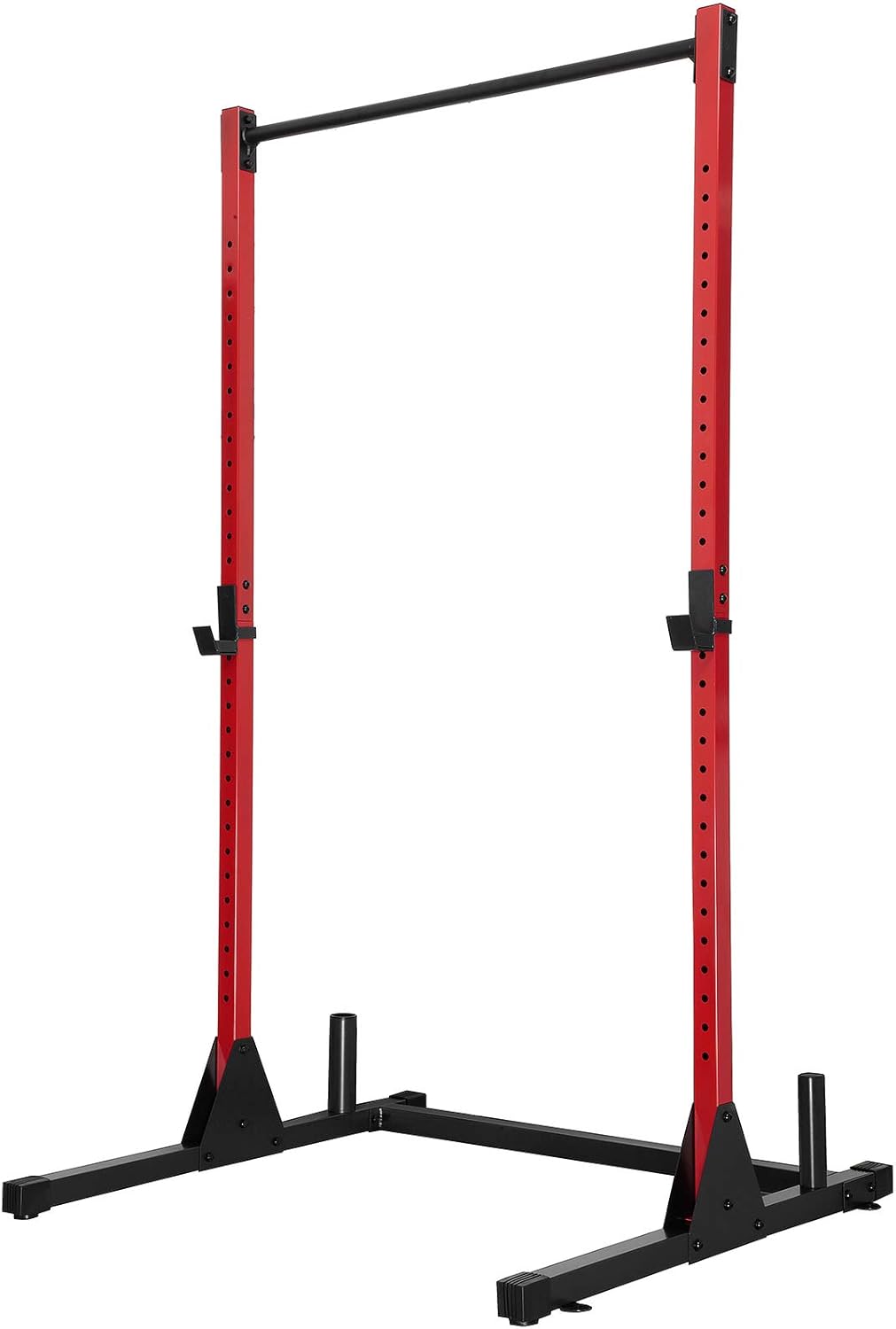 MENCIRO Power Rack 500LB Max Load Adjustable Power Cage Squat Rack Stand with J-Hooks for Home Gym Full Body Multi-Function Fitness Workout : Sports & Outdoors