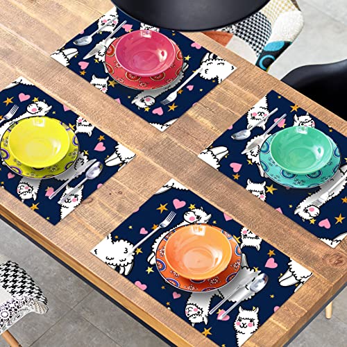 Sets de table alpaga pour des repas de famille sereins et sans taches - 8