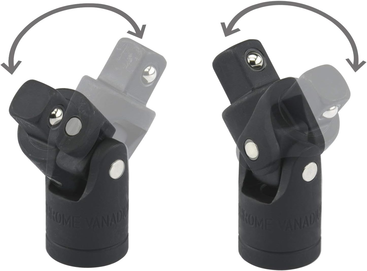 Neiko 02439A Impact Universal Joint Set, CR-V Steel | 3-Piece Set | 1/4”, 3/8” and 1/2” Drive