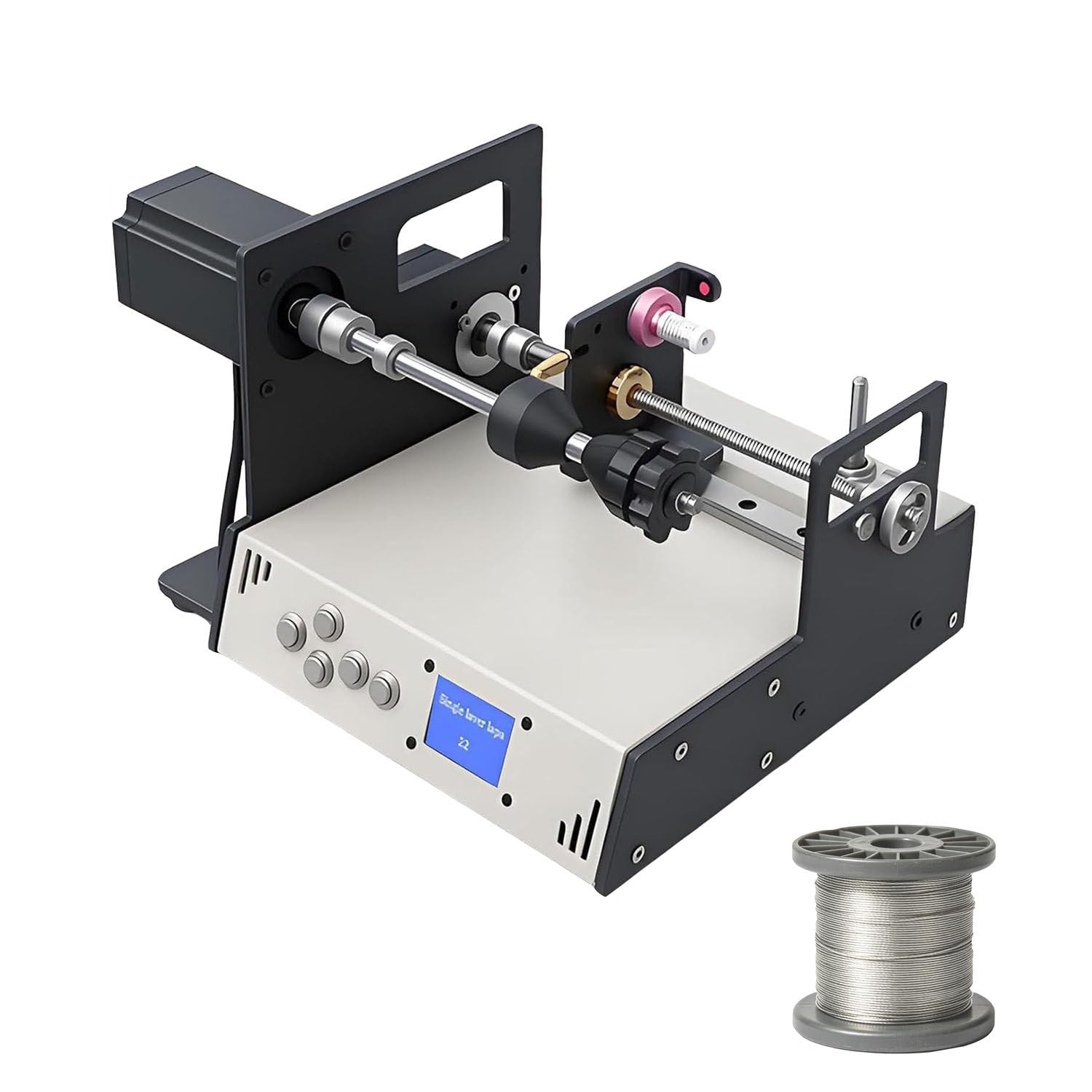 Avvolgitrice Automatica per Amplificatori A Valvole, velocità Massima 900 RPM, Allineamento Filo Integrato, Adatta per Bobine, Spirali, Lenze E Fili di Seta