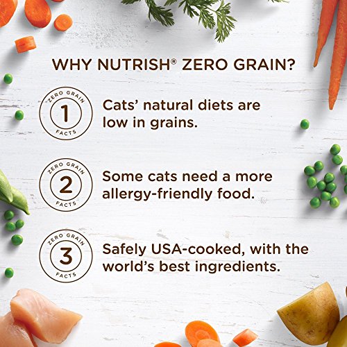 Rachael Ray Nutrish Zero Grain Natural Indoor Dry Cat Food, Chicken & Potato Recipe, 3 Pounds, Grain Free (18438100) - image 3