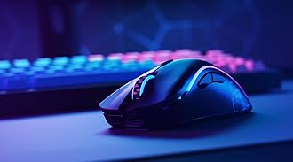 Glorious Gaming Model D Wireless Gaming Mouse - 69g Superlight, Lag Free 2.4Ghz Wireless, Up To 71 Hour Battery, RGB, BAMF Sensor, Ergonomic, 6 Buttons - Black