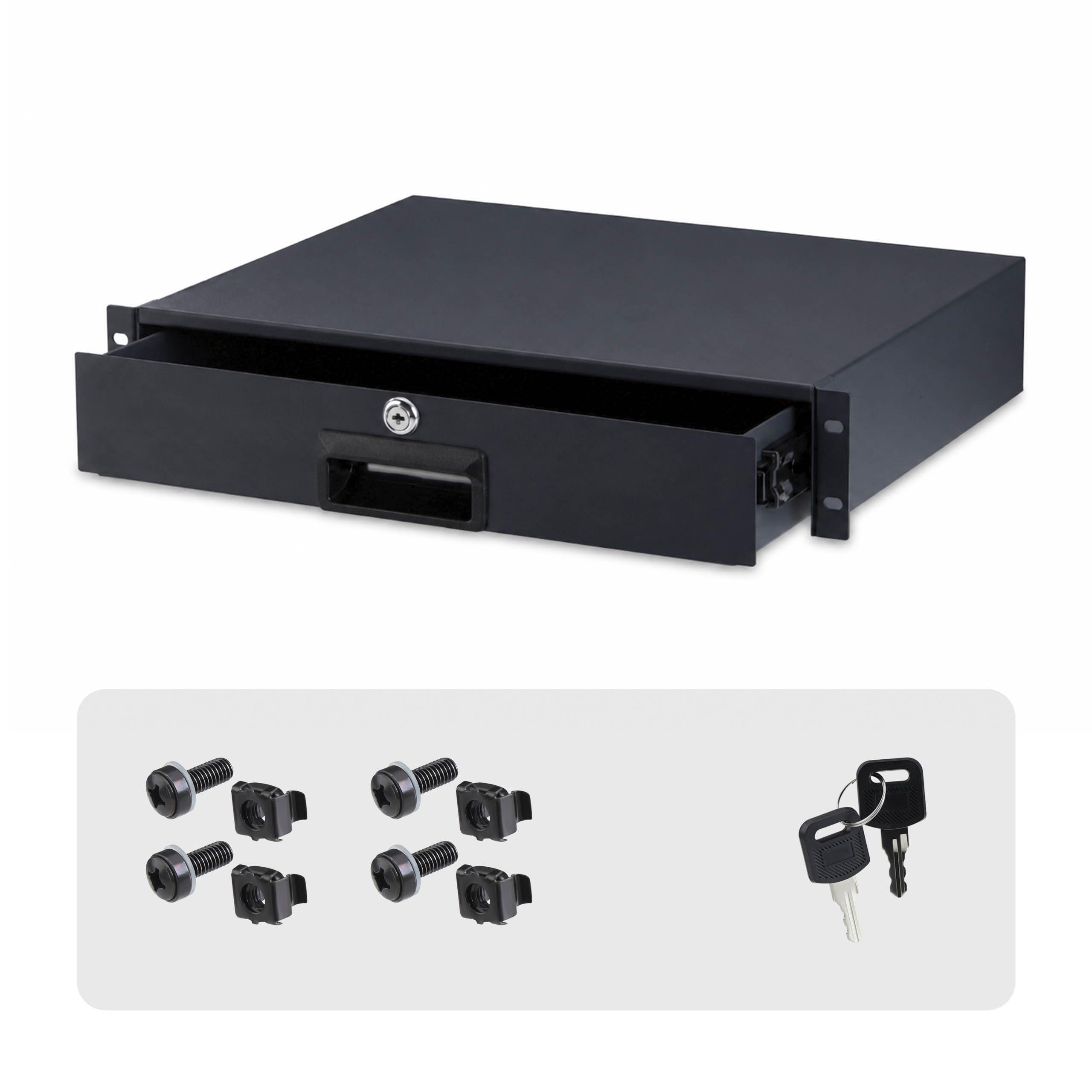 StarTech Tiroir 2U, Montable en Rack 19", pour Équipement AV et Réseau