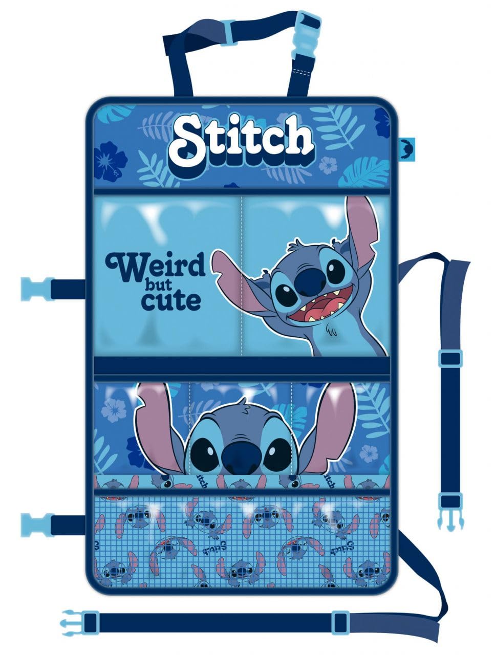 Sac de voyage Stitch pour voiture avec rangement multipoche enfant