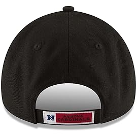 New Era NFL The League 9FORTY Adjustable Hat Cap One Size (US, Alpha, One Size, Arizona Cardinals - Black)