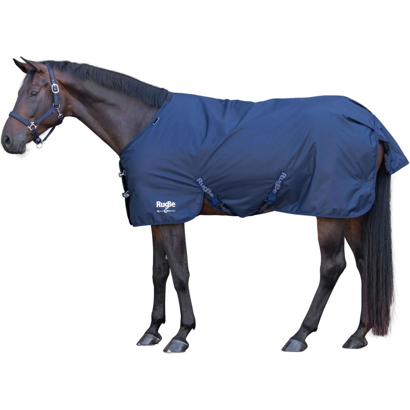 Coperta invernale per cavallo, RugBe IceProtect, coperta per esterni, con imbottitura da 200 g, 600 denari, resistente all'acqua fino a 3000 mm (155)
