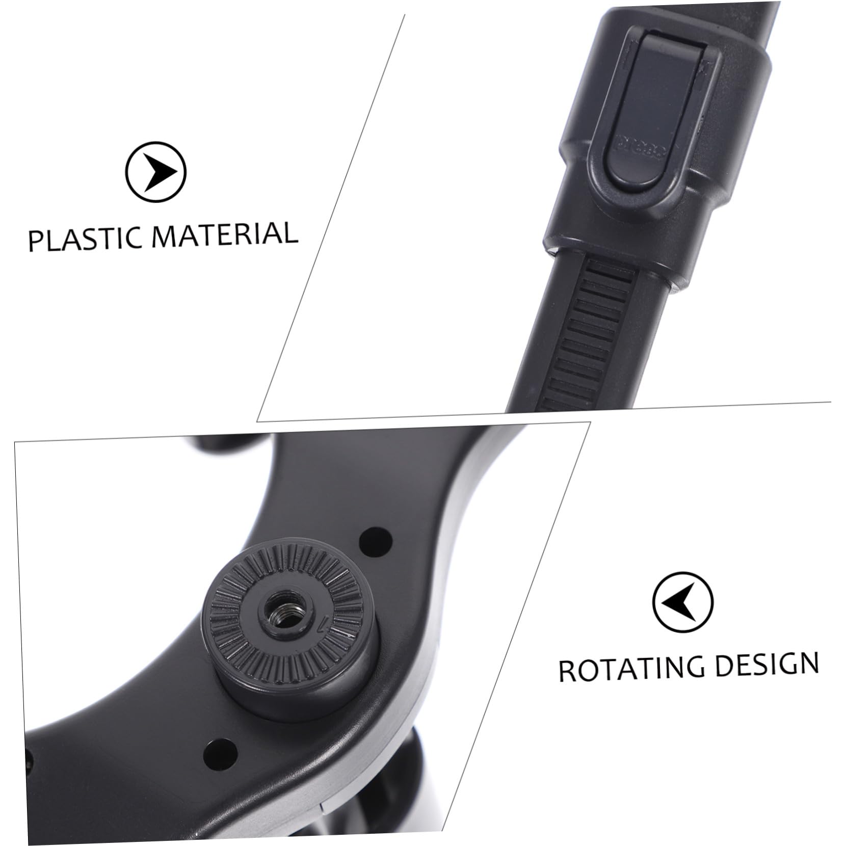 3 Piezas Soporte Móvil para Coche con Clip Giratorio Montaje Estable Espejo Retrovisor Compatible Mayoría de Teléfonos y Vehículos Fácil de Instalar y Usar Mano