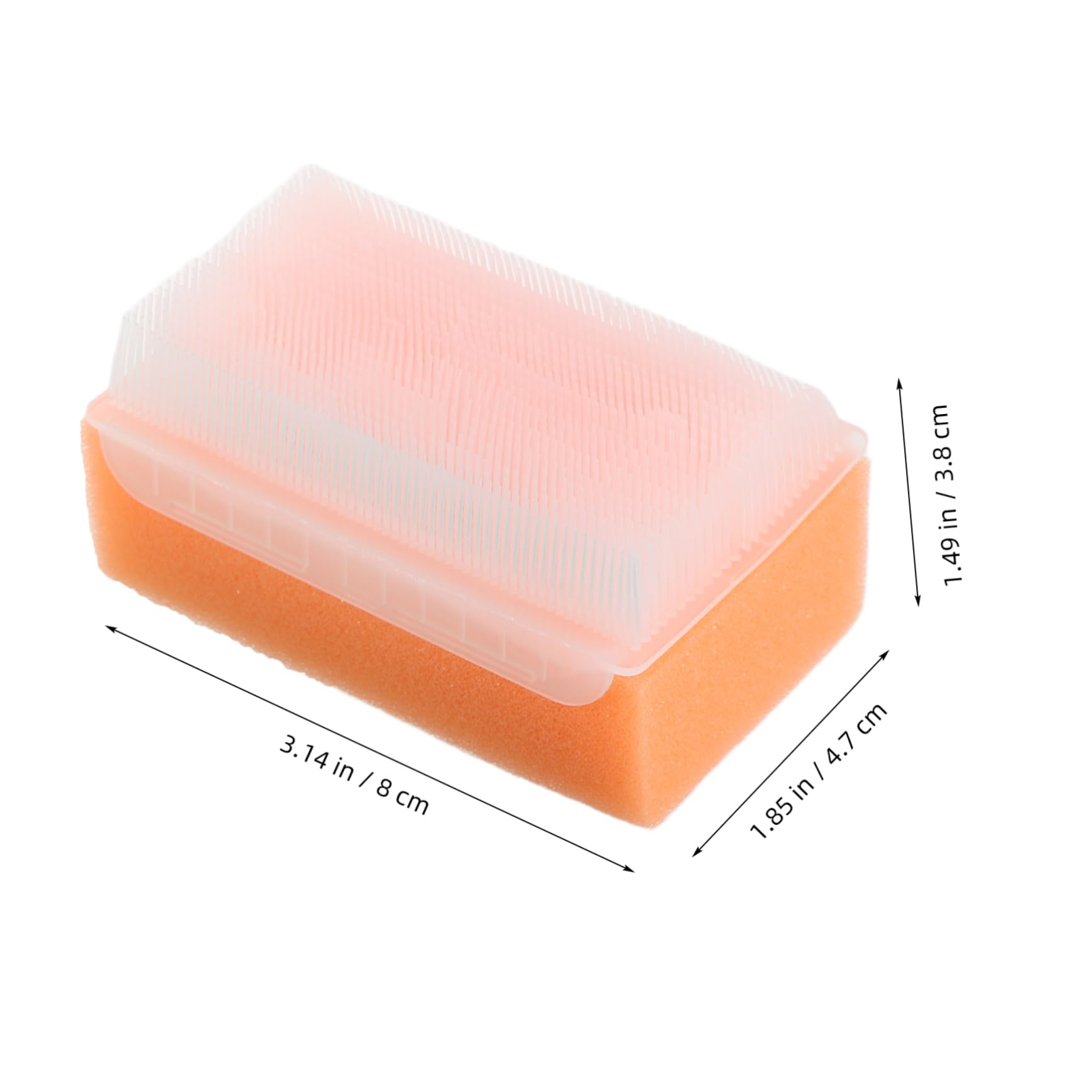 NOLITOY 2pcs Baby Bath Sponge Brush Scalp Massager Soft Shampoo Brush for Newborns Scalp Scrubbing