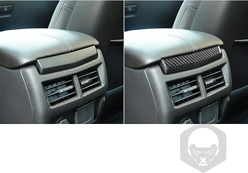 Miniatura 10 de NVCNX Real Premium - Calcomanía de fibra de carbono para tablero de instrumentos de automóvil, cubierta de panel de almacenamiento central,