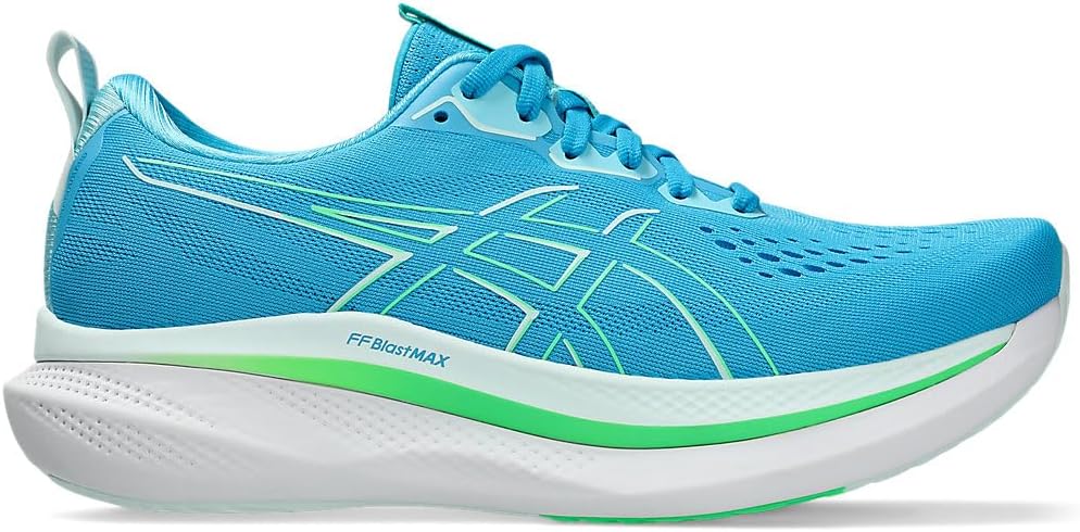 アシックス ランニングシューズ グライドライド マックス ブルー 27.5cm Amazon | ASICS メンズ GLIDERIDE MAX ランニングシューズ, バーチ