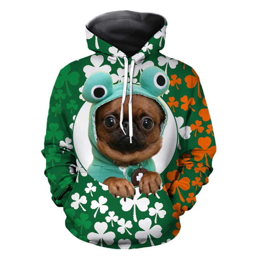 Sweat à capuche 3D pour les célébrations de la Saint-Patrick - 5