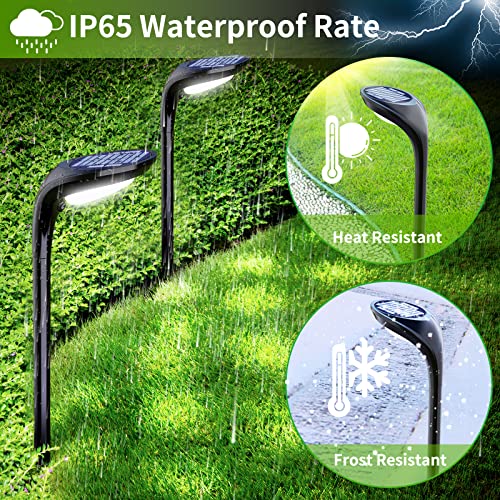 Jsot 150 Lumen Bright Solar Outdoor Lights,4 Pack Solar Pathway Lights Waterproof Landscape Lighting Path Light For Garden Decor Walkway Yard Driveway Holiday Decorative Lamp #TOP4