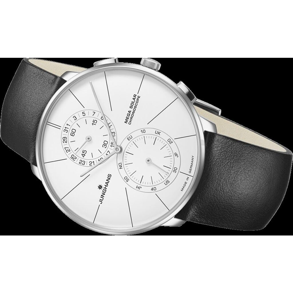 JUNGHANS Meister Fein Chronoscope Mega Solar Funkuhr Schwarz 59/4200.00