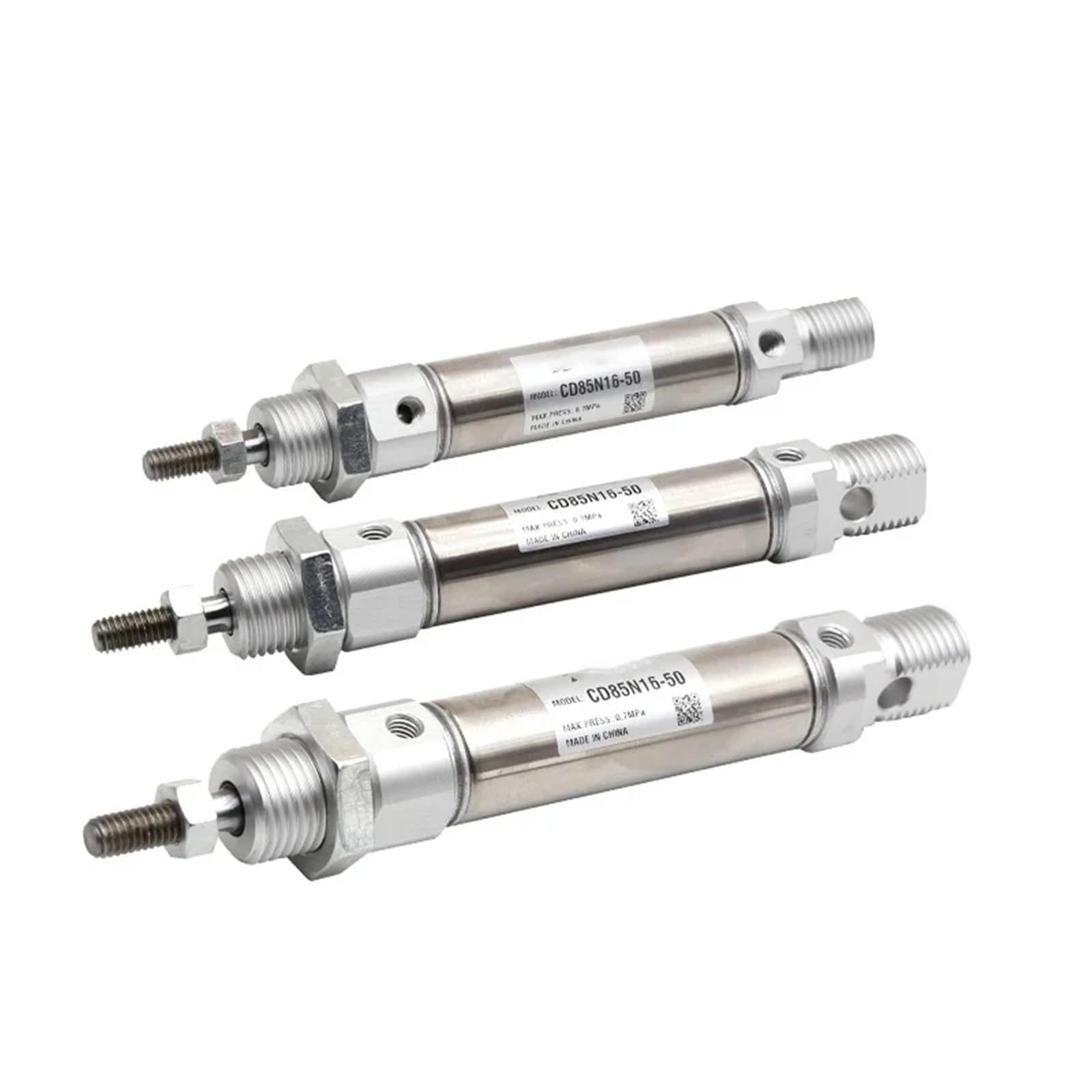 Vérin pneumatique double effet CD85N8 avec tige simple pour un automatisme fluide