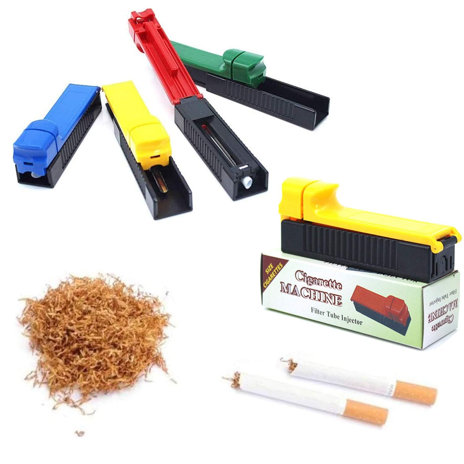 cigarette tubée Cigarette Machine Cigarette Stuffing Machine For Cigarette Box, Stuffer  Cigarette Maker for Cigarettes Rolled with Filter Tips & Rolling Papers  86mm Cigarette Rolling Machine : Amazon.nl: Health & Personal Care