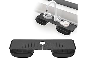 Silicone Faucet Handle Drip Catcher Tray Mat