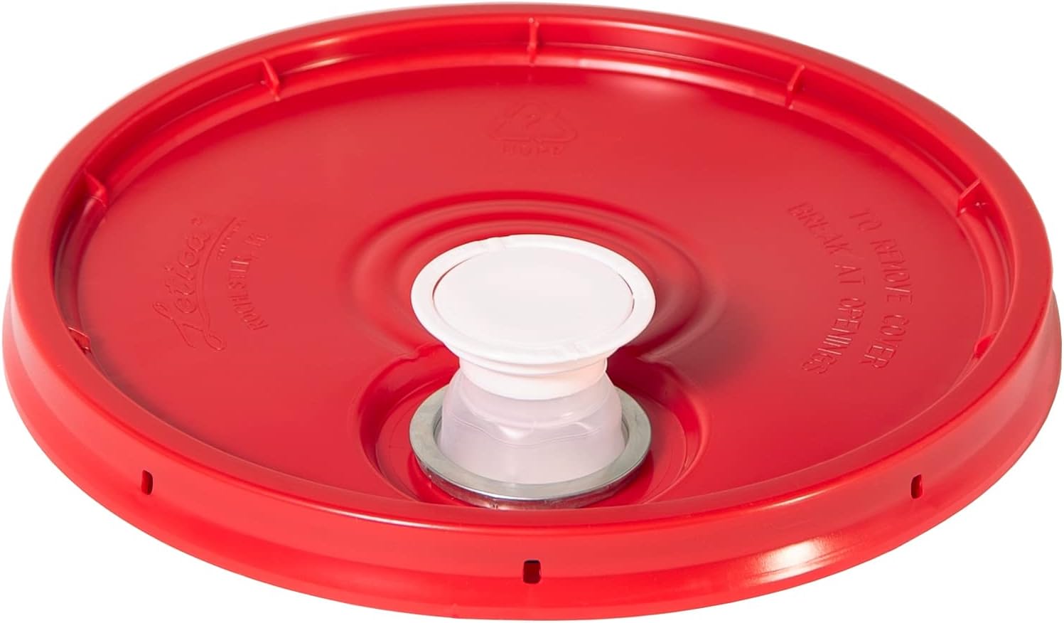 Plastic Snap-on Pail Lid W/Pour Spout For 3.5, 5, 6, 7 Gallon - View #13
