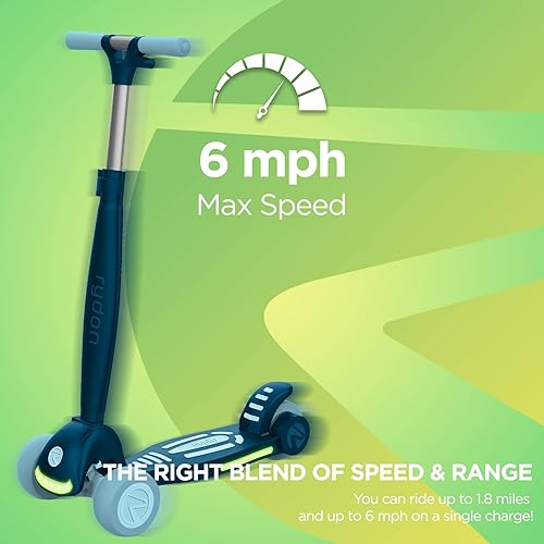 Miniatura 3 de Rydon Corp Rydon Racer Velocidad máxima de 5 MPH, rango de 1.8 millas, motor de 80 W, peso máximo de 80 libras, freno de pie, scooter de