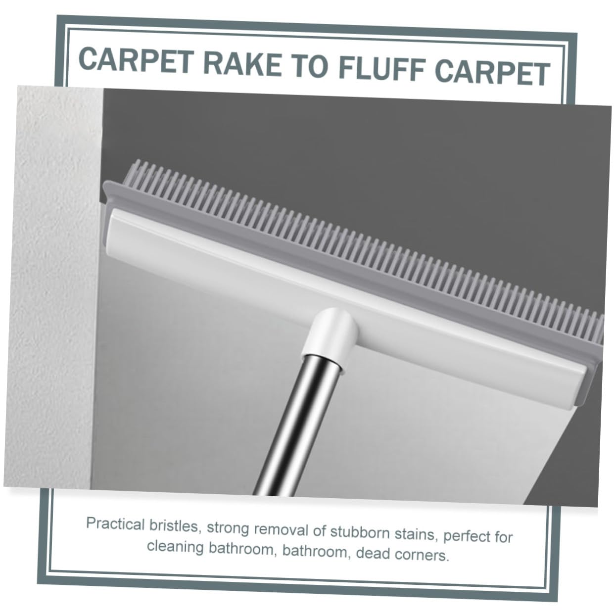 Cepillo Quita Pelos para Mascotas de Doble Cepillo de Goma para Limpiar de Madera y Alfombras Diseño Ergonómico y Duradero para Eliminar Pelos de Gato y Perro