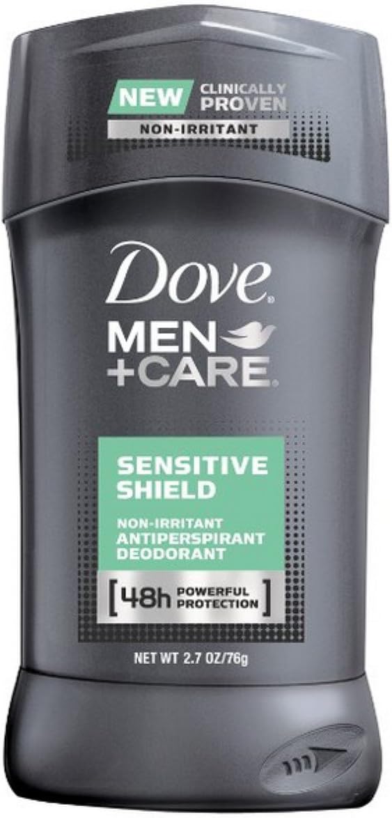 Men+Care Antiperspirant Deodorant, Sensitive Shield 2.7 oz (Pack of 3)