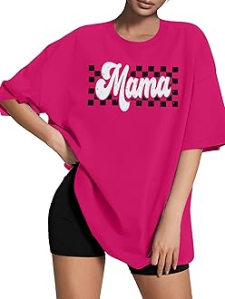トップス mamama Amazon.com: KIDDAD: Mama Shirts for Women