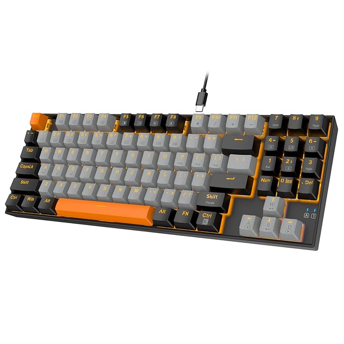 Buy Mechanical Keyboard, EYOOSO Wired Compact LED Backlit Computer
