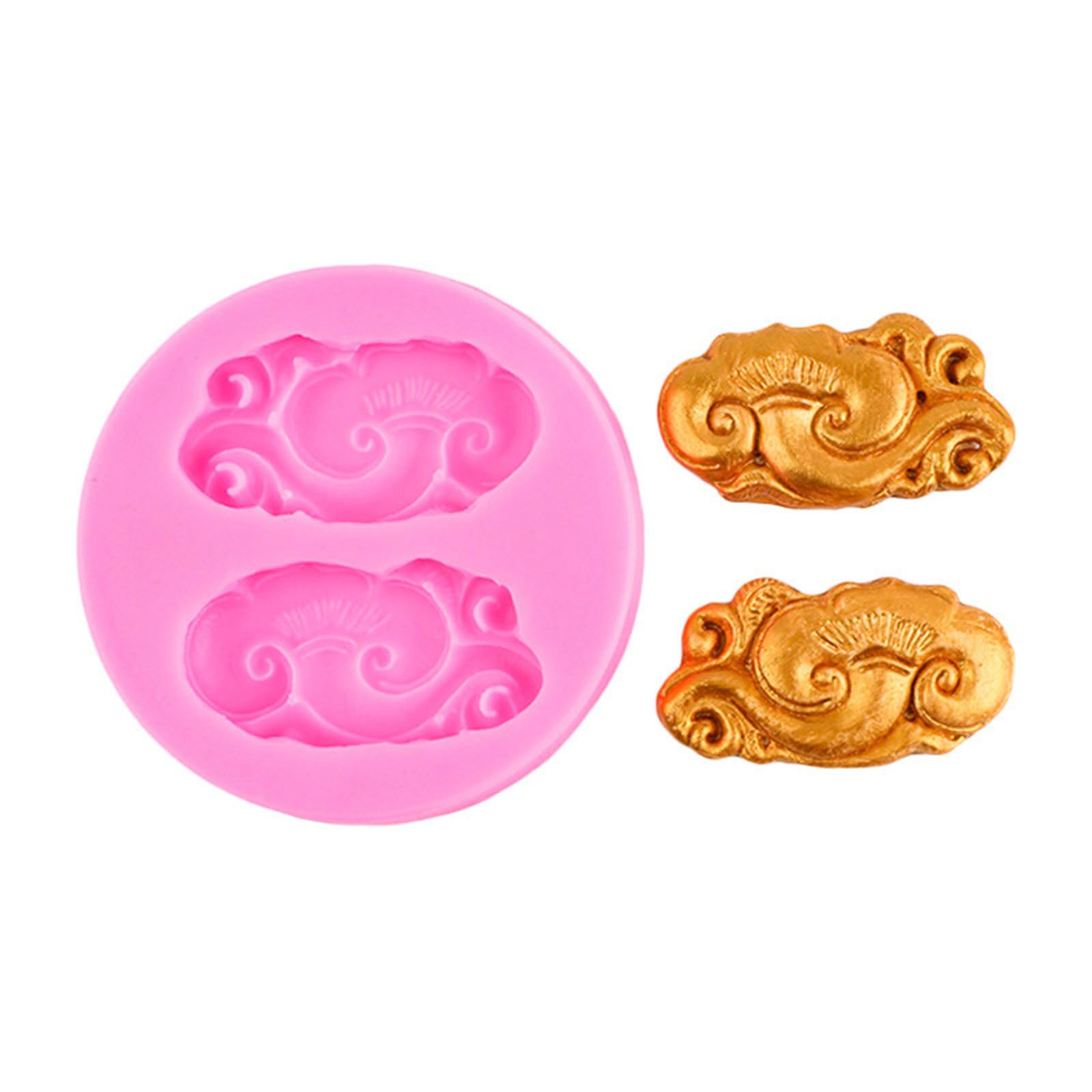 Buxuaaaa Silicone Baking Mold Dessert Molds Delicate Fondant Dragon Shaped Chocolate Dessert Molds Silicone Baking Gadget Suitable for Party Decorations