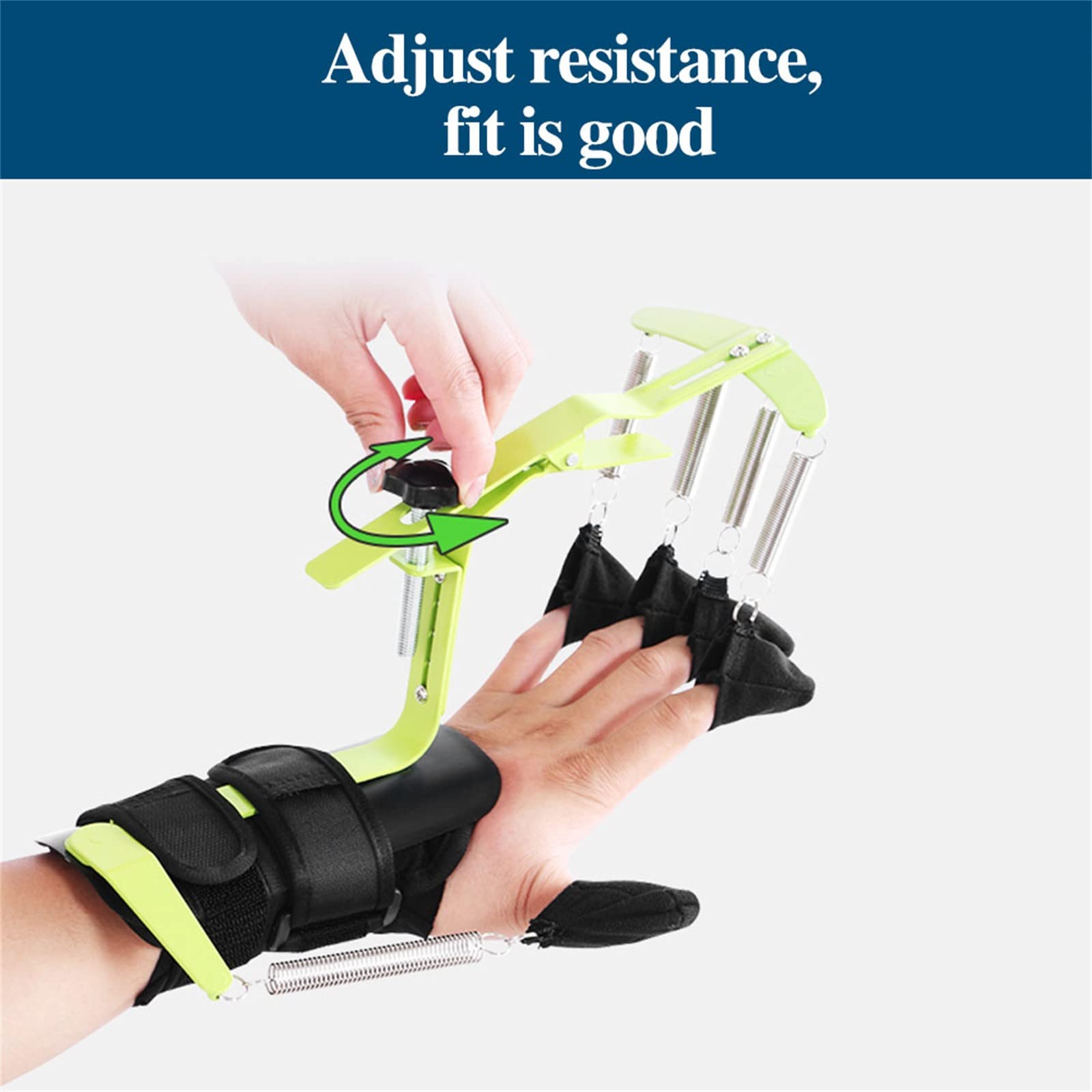 Corrector de Postura de Mano, Entrenamiento de rehabilitación de Fisioterapia ortesis de Dedo de muñeca dinámica para reparación de tendón de hemiplejia apoplejía