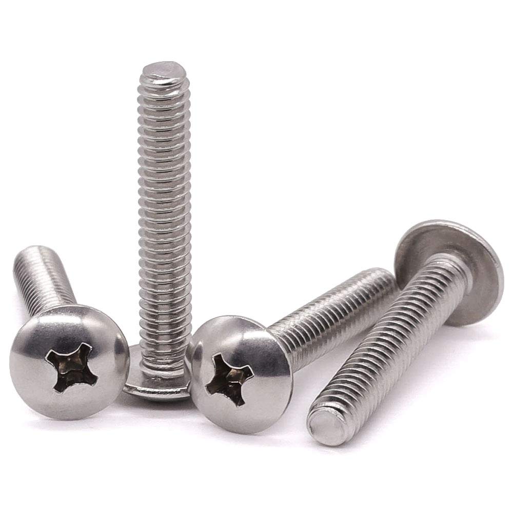 Snapklik.com : M4-0.7 X 30mm Truss Head Machine Screws, 304 Stainless ...