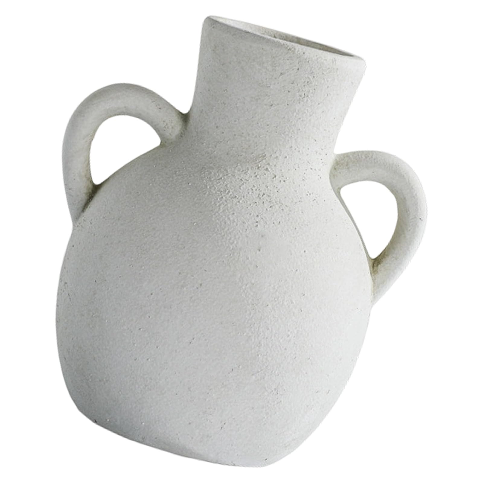 Farmhouse Pottery Vase with Handles, Table Centerpiece Decor, Perfect Housewarming Farmhouses Vase