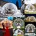 Garden Dome Igloo Clear Bubble Tent Outdoor 12 FT, Weather Proof Pod Camping Patio Tent for Backyard Canopy Gazebos Screen House Room Lean to Greenhouse