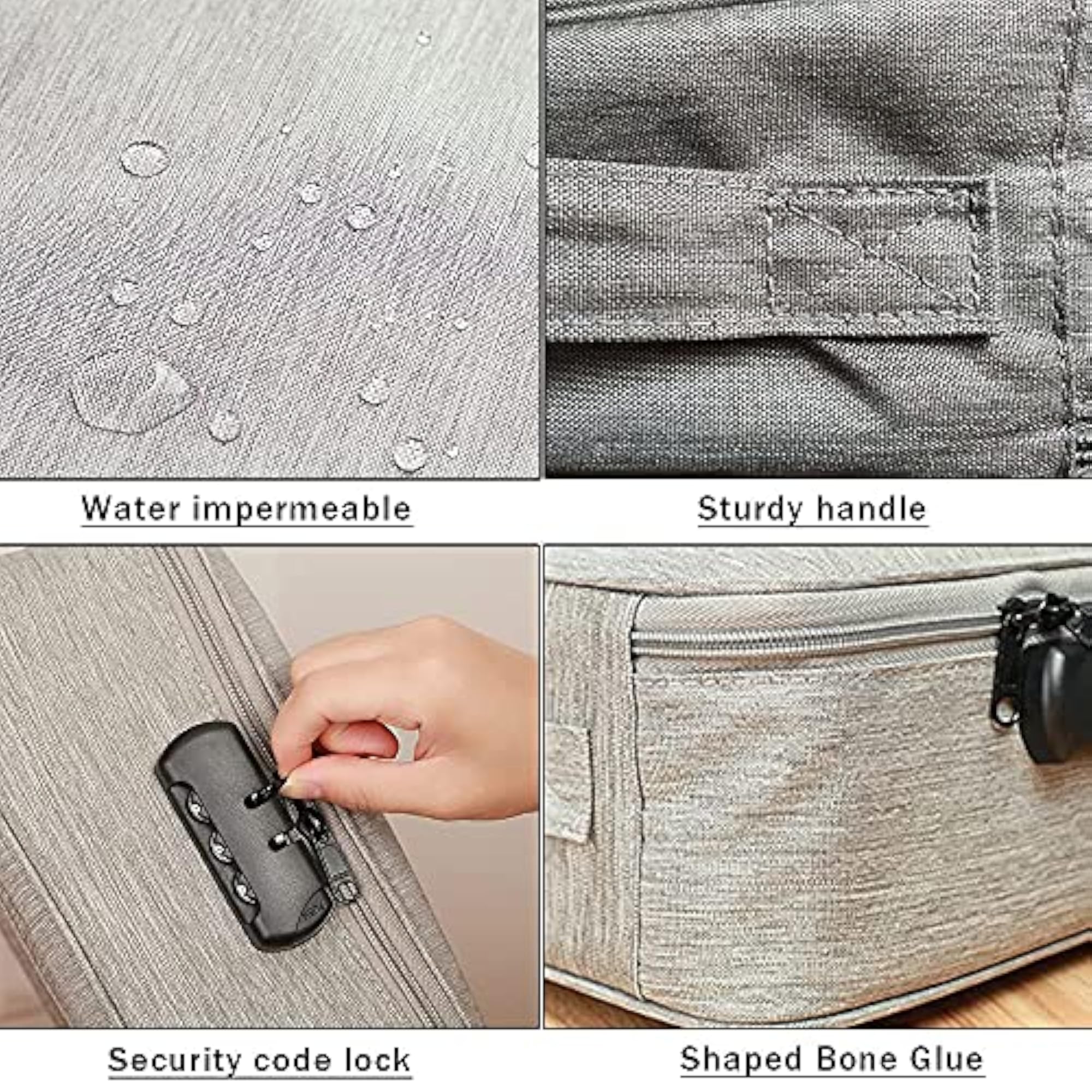 Portable Document Organizer Bag with Lock