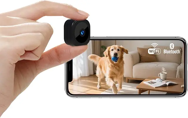 Caméra Espion WiFi 1080P avec Vision Nocturne et Détection de Mouvement