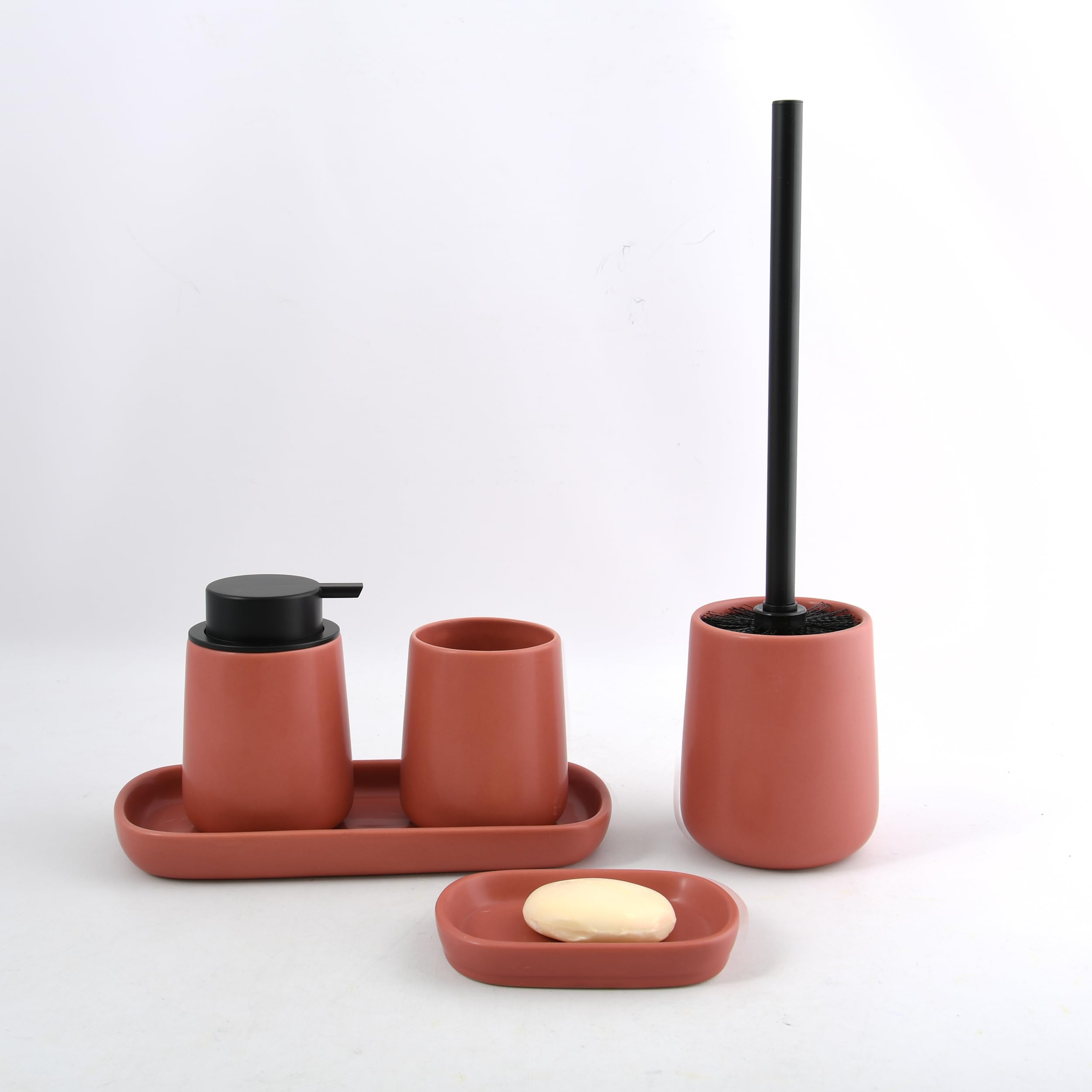 Set di scopini per WC senza plastica: legno di faggio e setole naturali