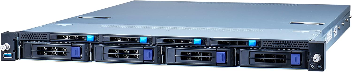 TYAN Cloud Server 1U2S, AMD EPYC 7002/7003, 32-DIMM DDR4, 4 NVMe U.2 + 4 SATA, (1+1) RPSU - B8252G79V4E4HR-2T