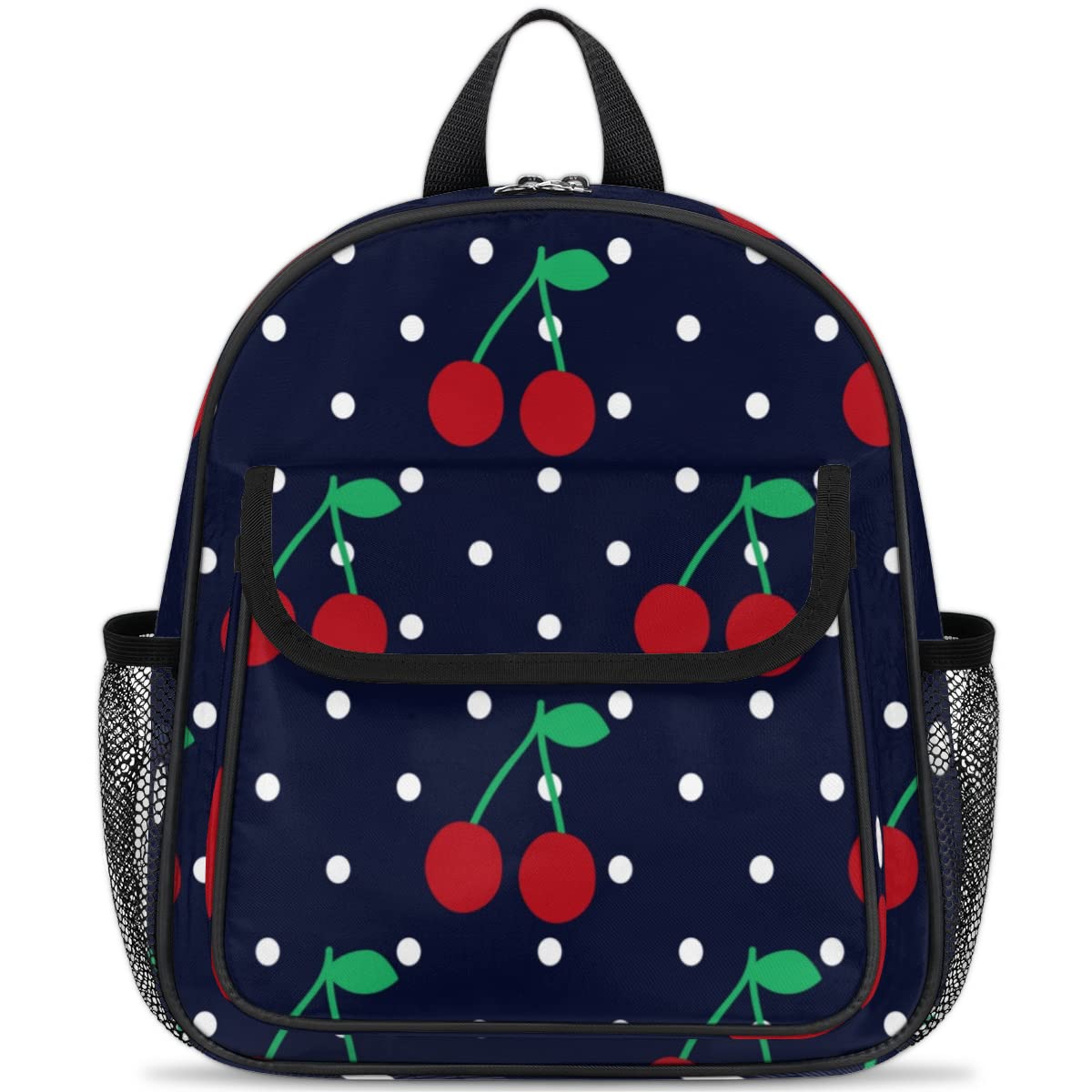 TropicalLife Cherry Dots plecaki dziecięce dla chłopców i dziewczynek, owocowa wiśnia maluch lekki plecak do szkoły przedszkola torba na książki, wielobarwny