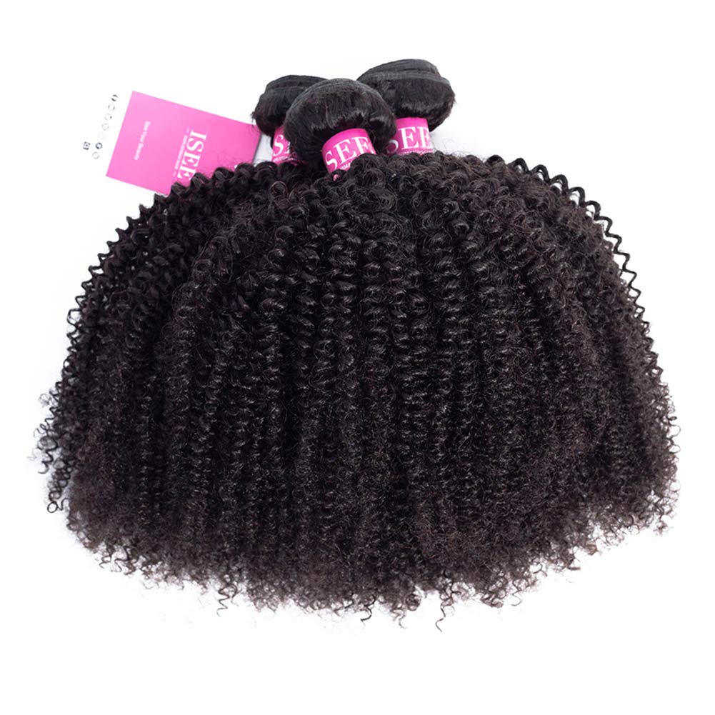Amazon.com : ISEE Hair 100% Unprocessed Afro Kinky Curly 