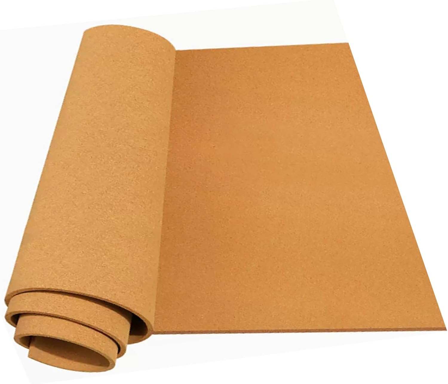 Natural Cork Board, Cork Rolls Large, Notice Boards for Home, Cork Floor Tiles, 1/3" 1/4" Thick, Drawer Liner, for Office Home School DIY (Color : Thick 8mm, Size : 1.2mx4m(3.9ftx13.1ft))