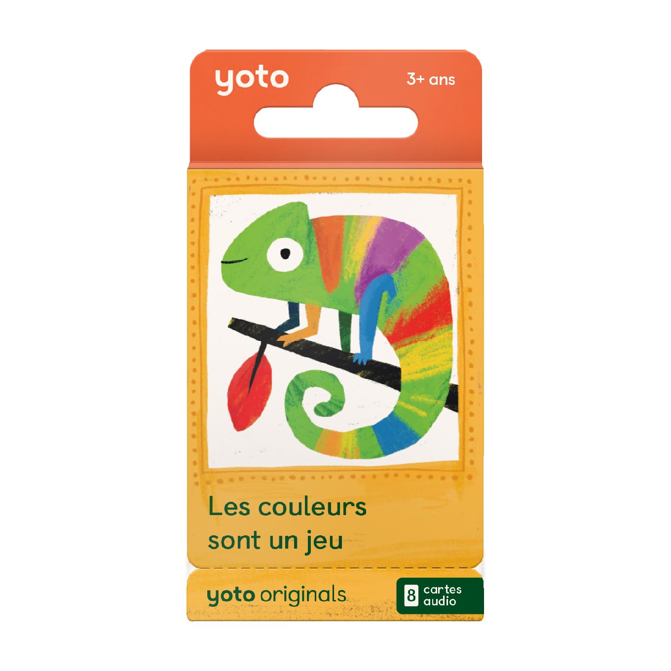 Yoto - Pack Les Couleurs sont Un Jeu - 8 Cartes Audio pour Enfant en français à écouter sur conteuse veilleuse et boîte à Histoires Player et Mini, Contenu éducatif 3 à 6 Ans